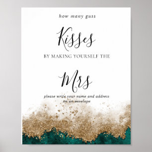 Affiche Beach Guess How Many Kisses