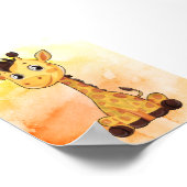 Affiche bébé girafe adorable ! Déco de nursery par (Coin)