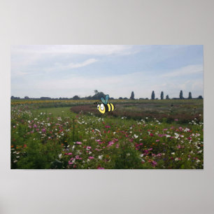 Affiche "Bee Happy"