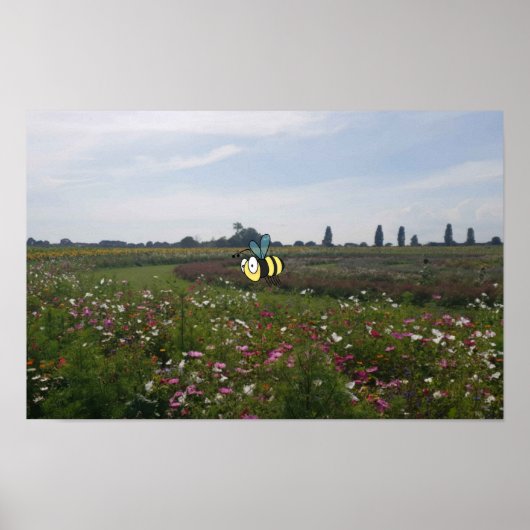 Affiche "Bee Happy" (Devant)