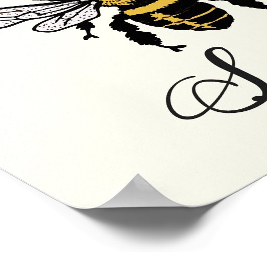 Affiche Bee Sweet (Coin)