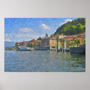 Affiche Bellagio, lac de Côme
