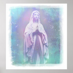 Affiche bénie de Vierge Marie