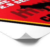 Affiche berger allemande (Coin)