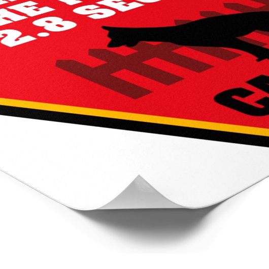 Affiche berger allemande (Coin)