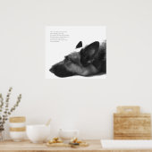 Affiche berger allemande (Cuisine)