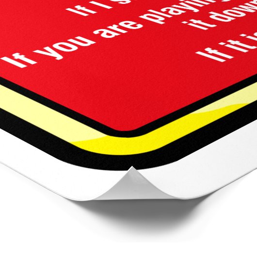 Affiche berger allemande (Coin)