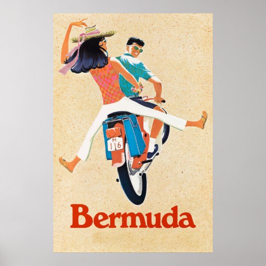 Affiche Bermudes Travel (Devant)