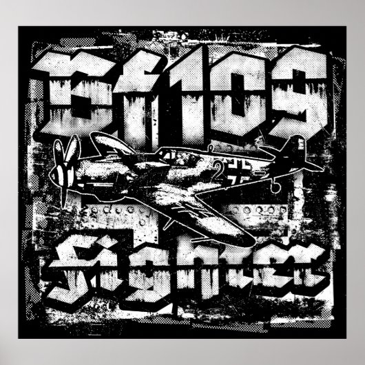 Affiche Bf 109 (Devant)