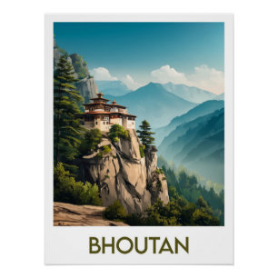 Affiche Bhoutan