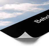 Affiche biblique chrétienne. Matthieu 6:26 (Coin)