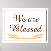 Affiche bienheureuse (Devant)