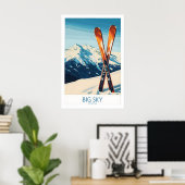 Affiche Big Sky Montana 1 (Bureau à domicile)