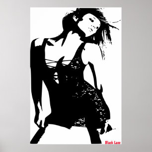 Affiche Black Lace