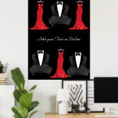 Affiche Black Tie Carla (Bureau à domicile)