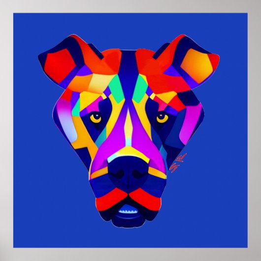 Affiche bleu mat de Alexander's Dog (Devant)