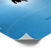 Affiche Bleu Profond (Coin)