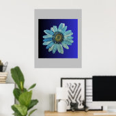 affiche bleue (Bureau à domicile)