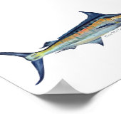 Affiche Blue Marlin (Coin)