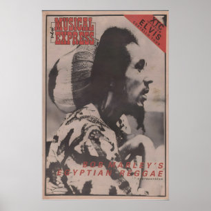 Affiche BOB MARLEY - 1978 original NME - Égyptien