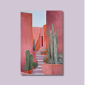 Affiche Bohème de Cactus de Santa Fe