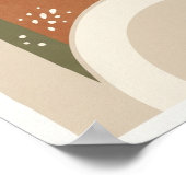 Affiche Boho Soleil et Arches (Coin)