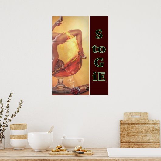 Affiche Bold Stogie 20x28 (Cuisine)