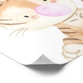 Affiche Bonbon Chewing-Gum Tigre Impression Chambr (Coin)