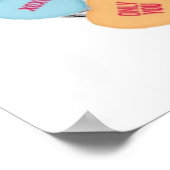 Affiche Bonbons Cœurs d'Amour (Coin)
