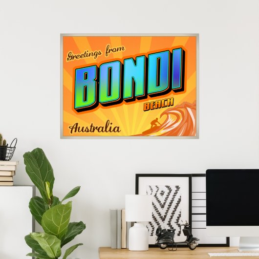Affiche BONDI (Bureau à domicile)