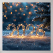 affiche bonne année 2026 (Devant)