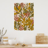Affiche botanique Lavande Olive (Cuisine)