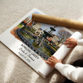 Affiche Bowling Green Kentucky, Aquarelle, Sur mes