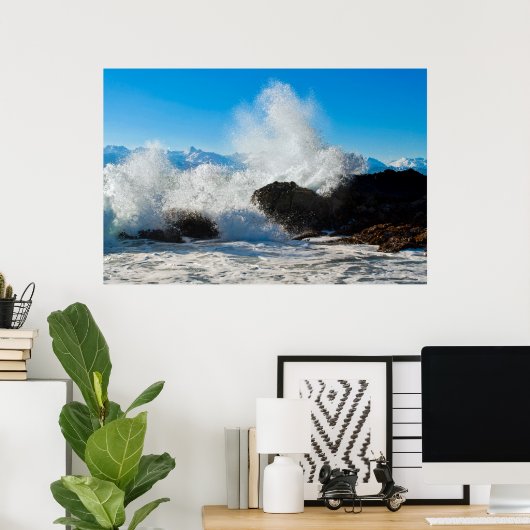 Affiche Breaking Wave (Bureau à domicile)