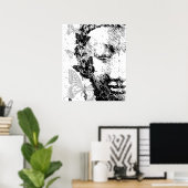 Affiche Breathe Bouddha (Bureau à domicile)