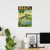 Affiche Brésil (Bureau à domicile)