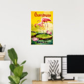 Affiche Brésil (Bureau à domicile)