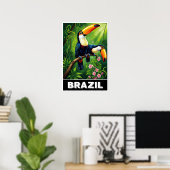 Affiche Brésil (Bureau à domicile)