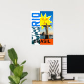 Affiche Brésil (Bureau à domicile)
