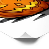 Affiche brillante de gnome d'Halloween (Coin)