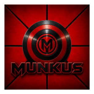 affiche brillante de Munkus/affiche de la ligue de