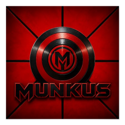 affiche brillante de Munkus/affiche de la ligue de (Devant)