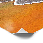 Affiche brillante des surfeurs de l'Oregon (Coin)