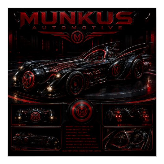 affiche brillante munkus/automobile/patrouille de  (Devant)