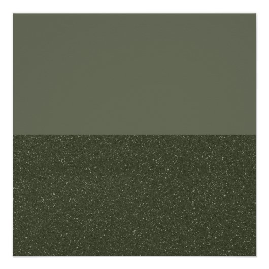 Affiche bruit d'horizon vert mousse – Personnalisa (Devant)