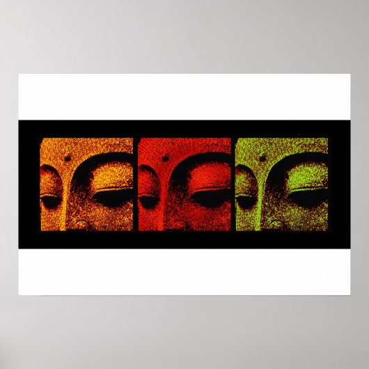 affiche buddhafaces (Devant)