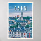 Affiche Caen Photo Vintage (Devant)