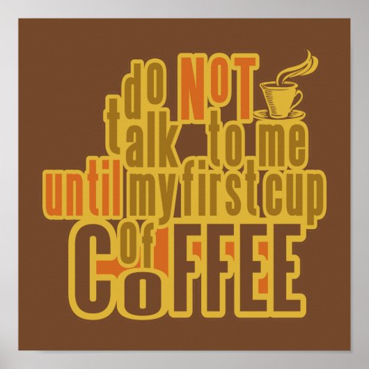 Affiche CAFÉ PREMIER (Devant)
