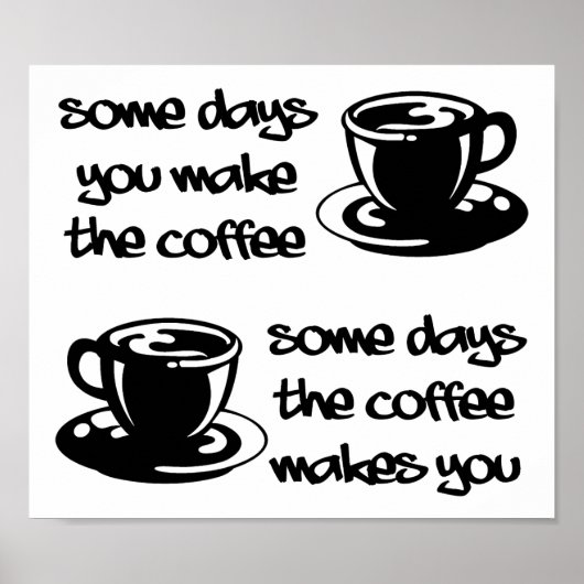 Affiche Café Rend Drôle (Devant)