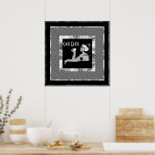 Affiche Café Vintage Élité Art Déco (Cuisine)